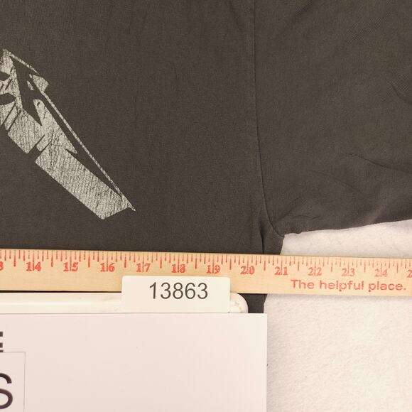 Metallica Band Crew Neck Graphic Short Sleeve T Shirt Mens Size Medium M Gray - Picture 6 of 9